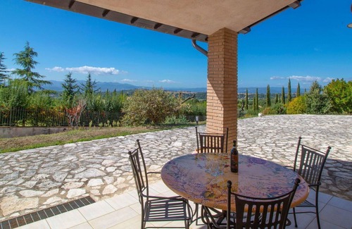 Massa Martana Villa | Wonderful private villa with private pool, hot tub, A/C, WIFI, TV, terrace, panoramic view, parking