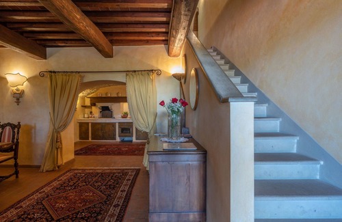 Dicomano Villa | Wonderful private villa with A/C, private pool, WIFI, hot tub, TV, patio, panoramic view and par.