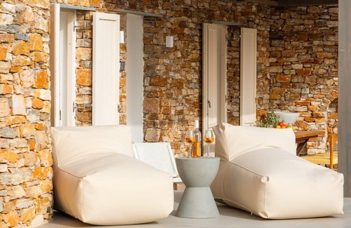 Kamares Villa | Wonderful Sifnos Villa | Villa Majesty | Private Pool with Jets | Beautifully Furnished Veranda | Sea Views | 2 Bedrooms | Kamares