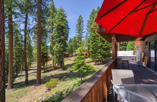 Kingswood Estates House | Wooded Escape in Tahoe Vista Private Hot Tub