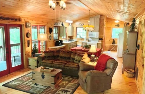 Ellijay Cabin | Woodland Creekside Cabin/HotTub/WiFi/Gameroom