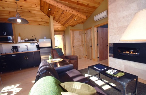 Bryson City Cabin | Woodland Loft 2 - Modern-Industrial Mountain Getaway for Two