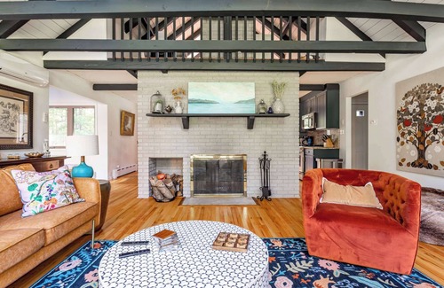 Barryville House | Woodland Manor: Serene, Stylish + Family Friendly