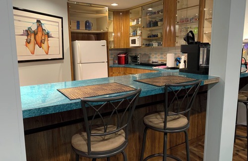 Clinton Apartment | Woodland Retreat with Private Pool and Boat Parking near Truman Lake