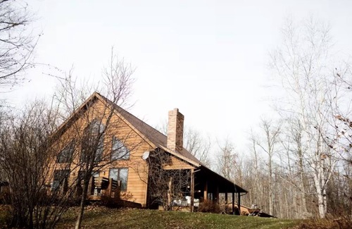 Finlayson Ski Chalet | Woodland Wonderland: 40 acres, a Home, a Cabin, & a Pond