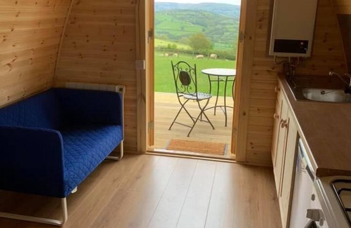 Bwlchllan Cabin | Woodpecker Pod with views