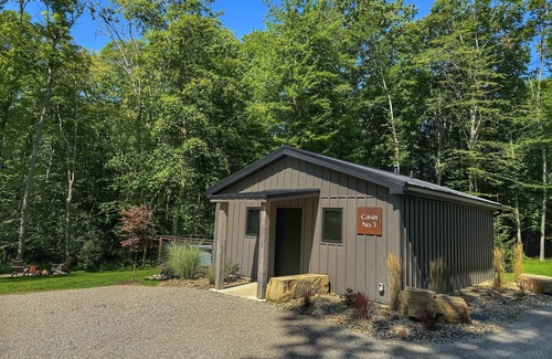 Madison Cabin | Woodside Cabins w/Hot Tub, Deck & Trails on Picturesque Wine Country Estate