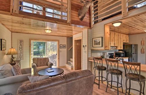 Indian Mountain Cabin | Woodsy Cabin Hideaway w/Deck: Hike, Fish, Escape