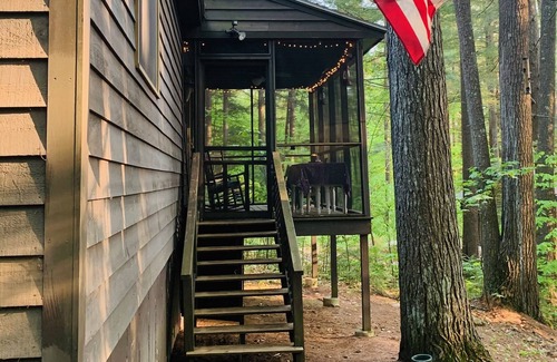 Bridgton Cabin | Woodsy Highland Lake Cabin, Water access, Near Naples, Skiing and Golf