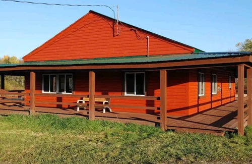 Gerry Cabin | Woodys Retreat this rental includes the barn outdoor covered fire pit