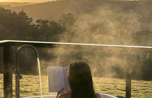Kangaroo Gully Ski Chalet | Woora - Hills Kissed by Golden Sunrise as you awaken to a world kissed by dawn at Woora (Noongar for "far, far away").