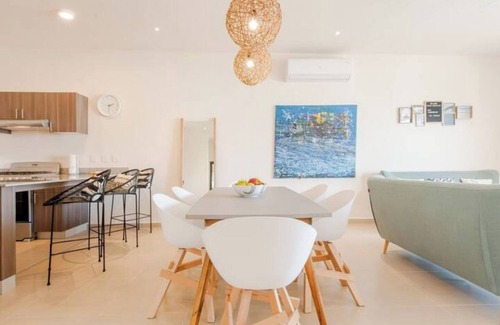 Ejidal Apartment | Workation Paradise Gated, WIFI 500MB, Gym, Pool