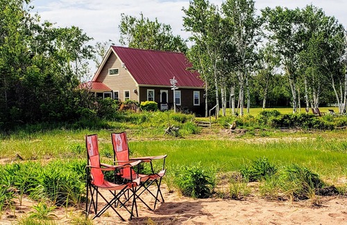 Belle River House | WOW! Amazing Waterfront Acreage With Calm Red Sand Beach and Stunning Sunsets