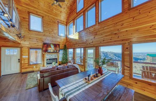 Gatlinburg - Pigeon Forge House | WOW, that View! NEW Luxury Cabin - Hot Tub - Pool Access - Game Room