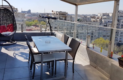 Bucharest Apartment | WOW/Ultra Central Amazing Penthouse with 42sqm terrace