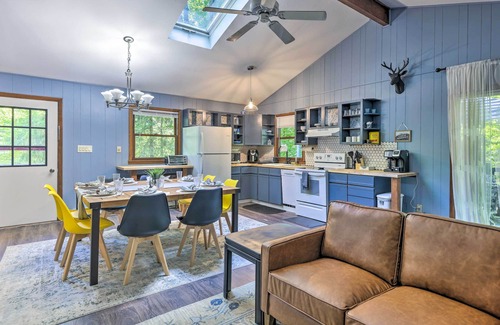 Gouldsboro Cabin | Wraparound Deck: Big Bass Lake Home in Gouldsboro