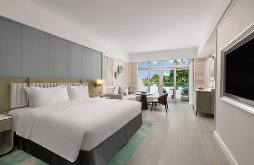 Siming Hotel | Xiamen International Seaside Hotel (hotel corridor leads to the stone exhibition hall)
