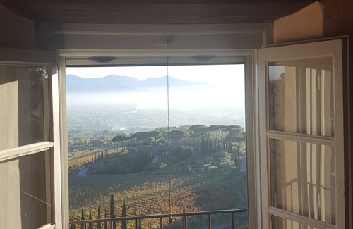 Valgiano Villa | XII century farmhouse on the hills above Lucca with chef. Only local food.