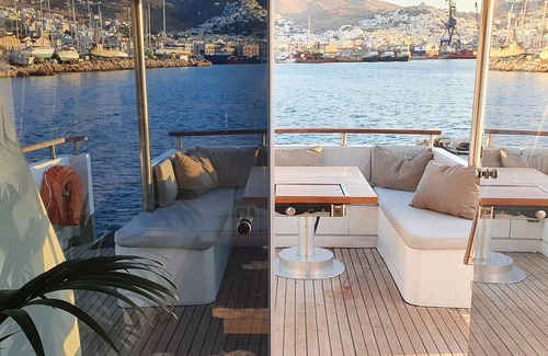 Ornos Boat Rental | Yacht Maiora 70ft Renaissance Custom Made
