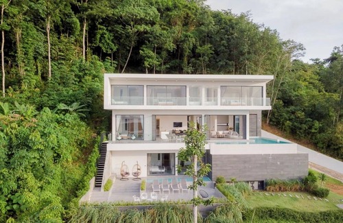 Pa Klok Villa | Yamu Hills Panoramic Ocean View 6 Bed Luxury Vila