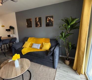 Saint-Jean-de-Monts Apartment | Yellow Beach, T2 neuf avec jardin