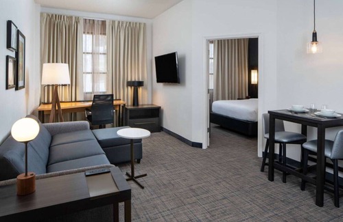 Arts/Warehouse District Hotel | You Found it! Contemporary 2BR Suite with Breakfast, Outdoor Pool, Pet-friendly!