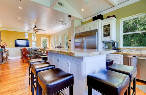 Los Gatos Villa | You rent ONE private Bedroom Suite plus shared occupancy of the Spanish Villa