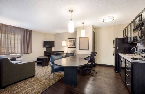 Golden Hotel | Your Home Away from Home in Colorado! Pet-friendly Property, Full Kitchen!