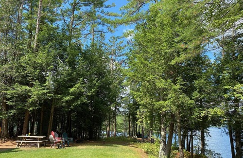 Paradox House | Your own Adirondack lakefront peninsula at Camp Nawita