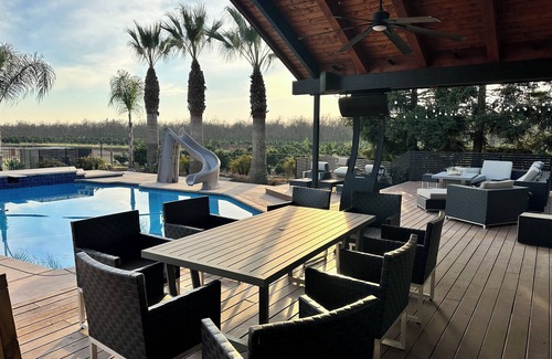 Visalia House | Your private pool with this “Modern Oasis" in the country. Gateway to it all.