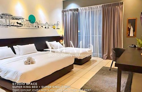 Tanjung Aru Apartment | Yuma Studio at Aeropod near Kota Kinabalu Airport & City