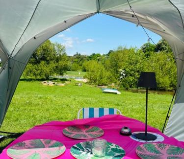 Hertford Other | yurt Hertford farm stay riverside firepit bbq