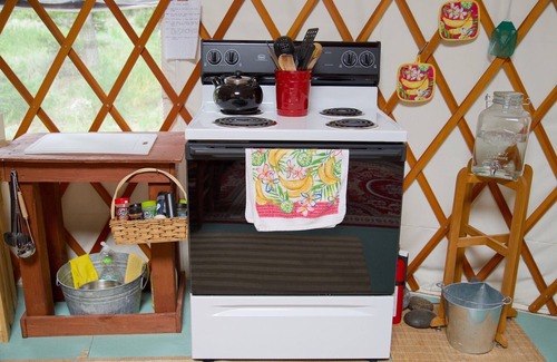 Cody Cabin | Yurt Next to Clarks Fork of the Yellowstone River, 30 Minutes from Yellowstone