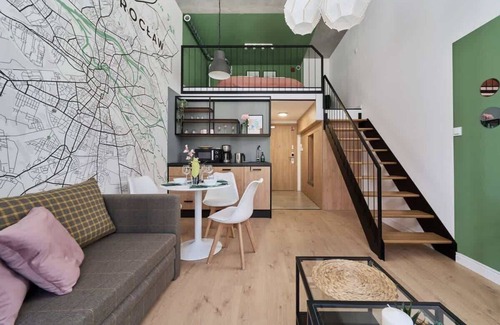 Fabryczna Apartment | Zarembowicza 35 | Studio Wrocław | A/C