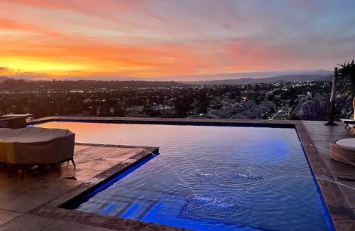 Mount Helix House | Zen Hilltop Resort: Heated Infinity Pool, Spa, 360° SoCal Views