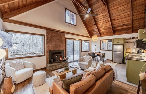 Denver Cabin | Zen Japanese Catskills Cabin, w/Firepit, Fireplace, Tatami, Mtn Views, Hiking