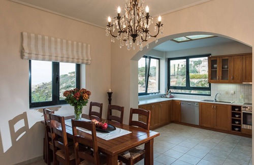 Plaka Villa | ZOE, beautiful sea views, private pool, huge lawn, very near the sea.