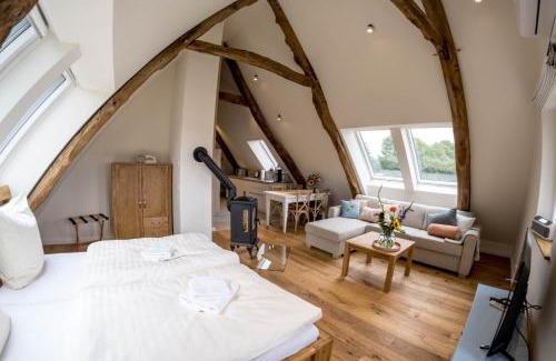 Versmold Apartment | Zum Heuerling Ferienwohung Leinenstube mit Sauna