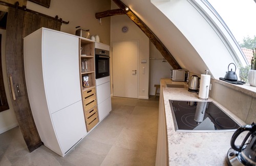 Versmold Apartment | Zum Heuerling, vacation apartment Leinenstube with sauna