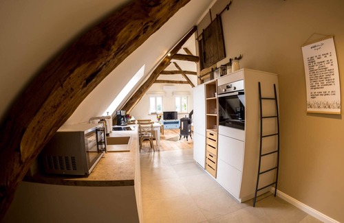 Versmold Apartment | Zum Heuerling, vacation apartment Leinenstube with sauna