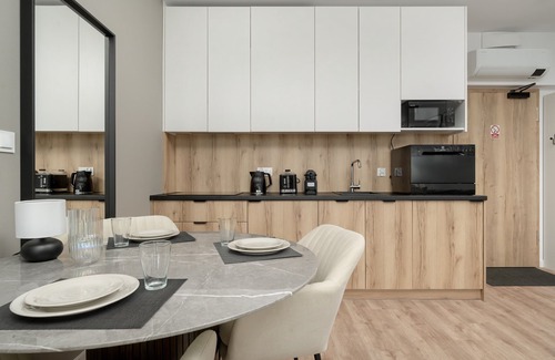 Krzyki Apartment | Zwycięska 3 | One Bedroom Apartments in Wrocław | Air Conditioning | Parking | 4 People