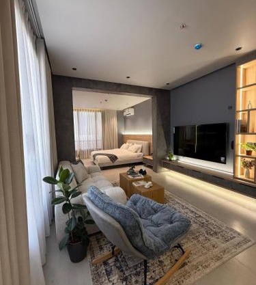 استديو كبير فاخر وذكي دخول ذاتي