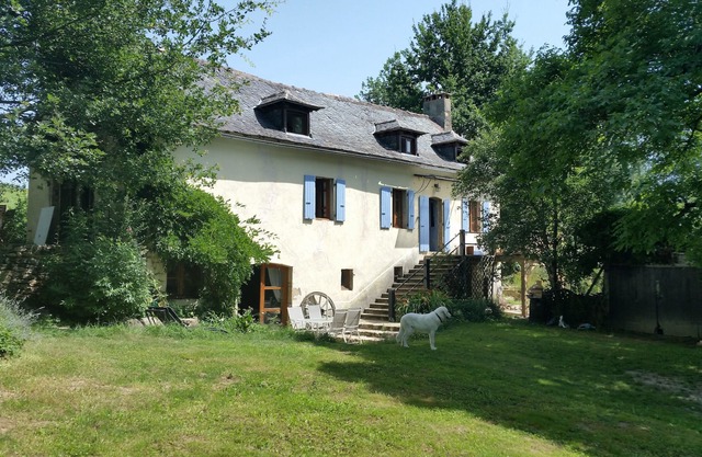 1 bedroom with private bathroom on the ground floor of a French farmhouse.