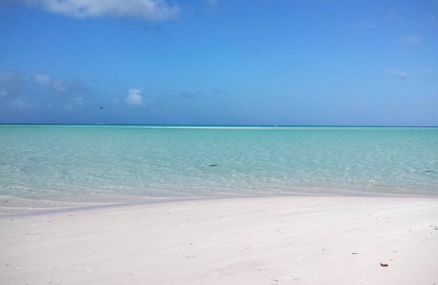 1 minute golf cart ride to a beautiful, white powder-sand beach
