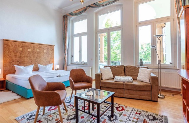 1-raum-appartement mit Balkon