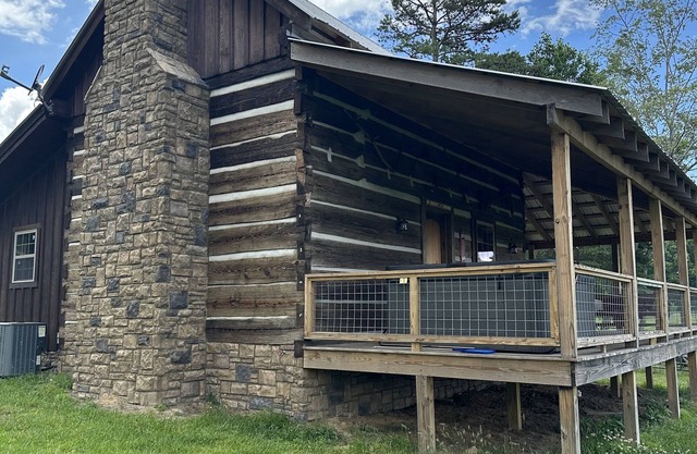 1800s Pre-Civil War Log Cabin restored on 300 acre adjoining Little River Canyon