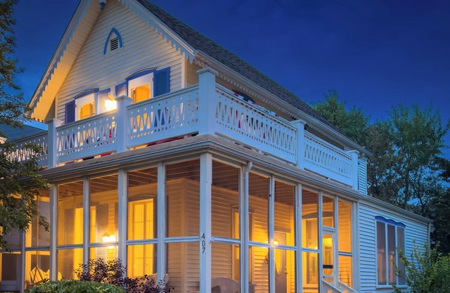 1875 house, beach across the street. Now booking 2026!