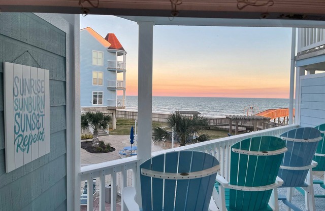 🌊 2/2 Seascape, Galveston Ocean View, Large Balcony, Washer/Dryer in Unit