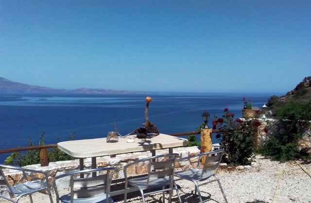 2 apartments - waterfront - private place to swim - divided terraces