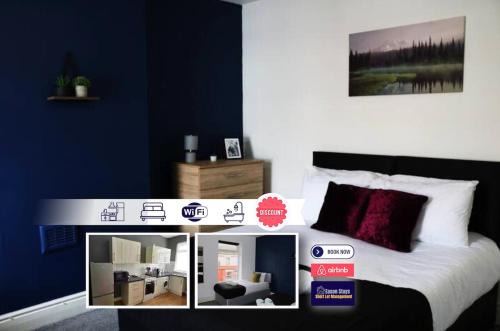 2 BDR House By Eason Stays Short Lets & Serviced Accommodation Warrington With Free Wifi